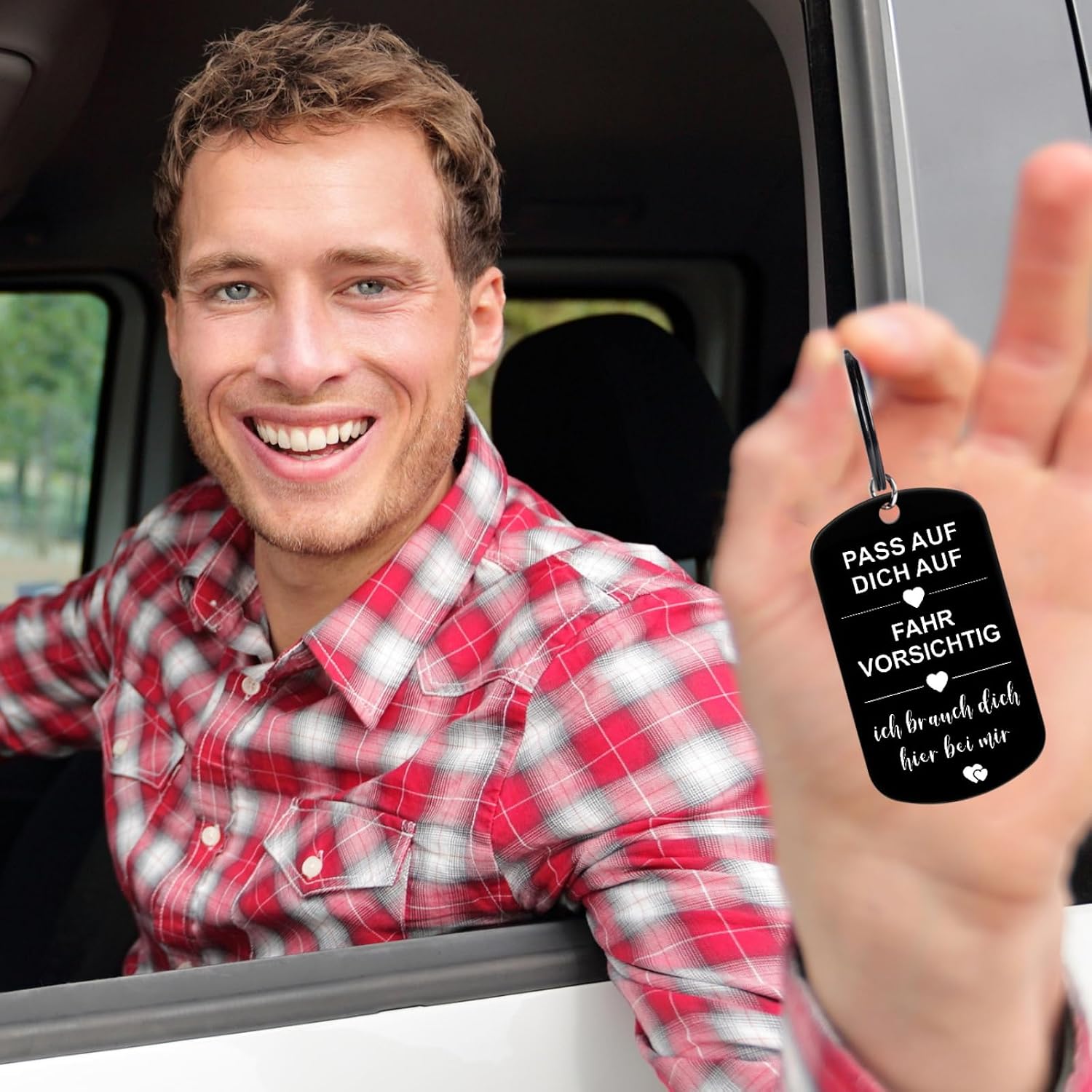 Schluesselanhaenger Auto Geschenk fuer Maenner Valentinstag Adventskalender