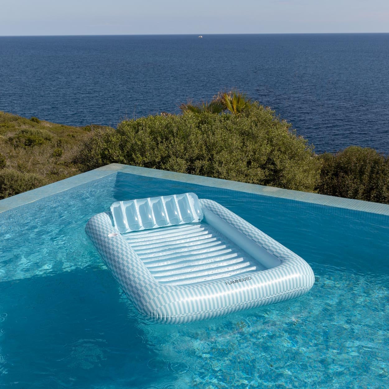 Flamingueo Luftmatratze 205x140x38 cm Schwimmmatratze Wasserhaengematte