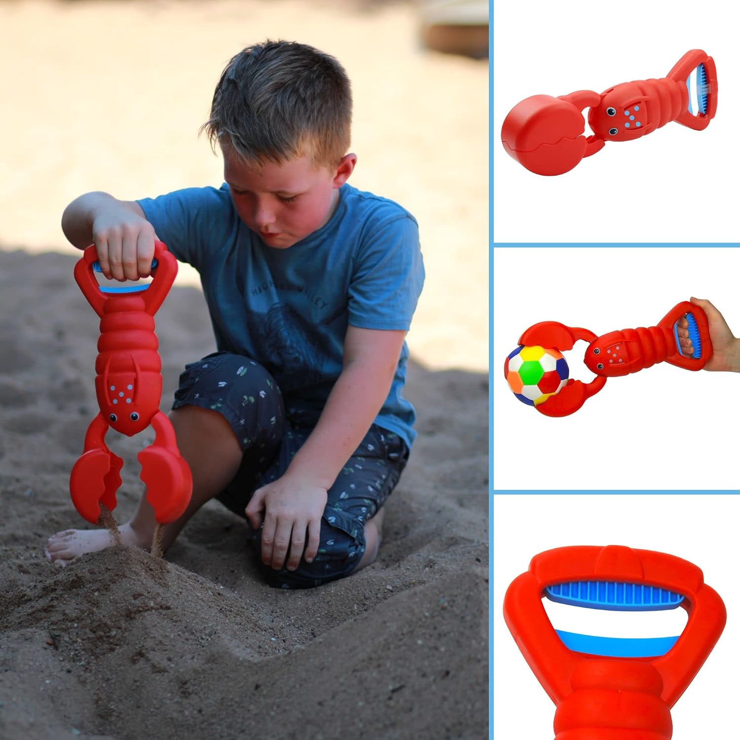 Hummer Sandgreifer 34 cm Sandspielzeug fuer Kinder Strandspielzeug