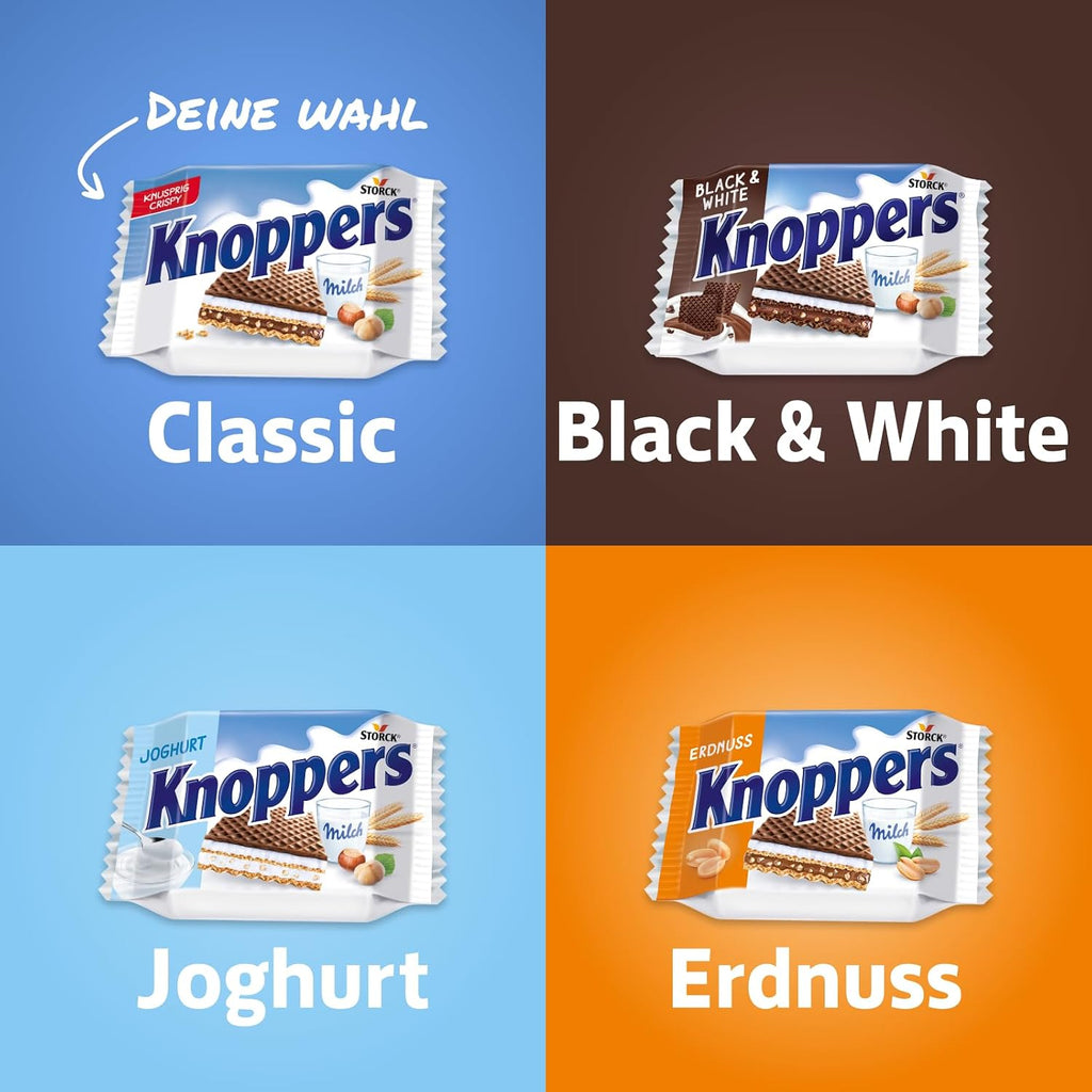 Knoppers Waffelschnitten 24× Milchcreme Haselnuss