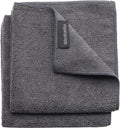 Brabantia Mikrofaser Geschirrhandtuch 2er Set 30×30 cm Dunkelgrau