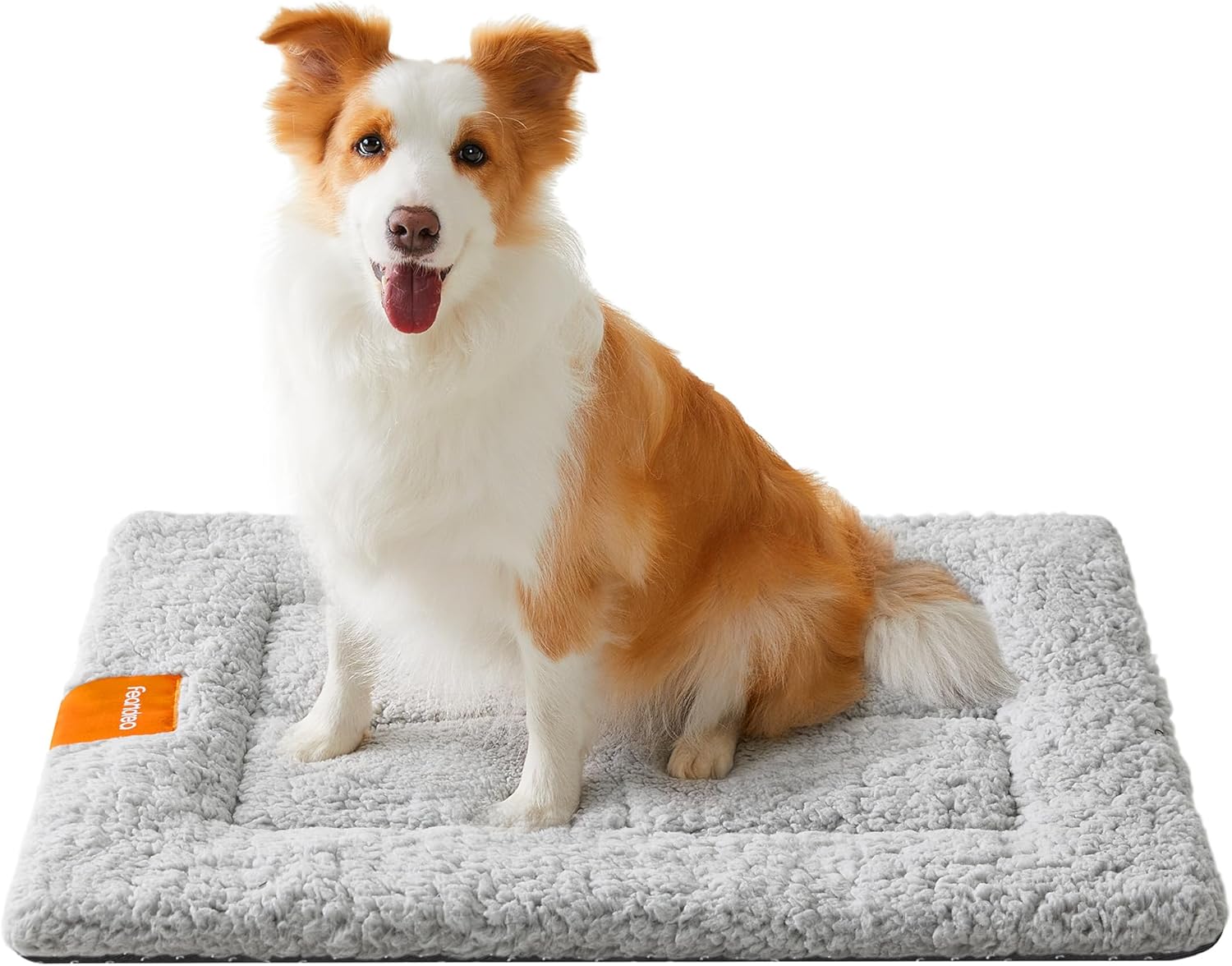 Feandrea Hundedecke 60x45 cm S rutschfest maschinenwaschbar hellgrau 45cm-75cm