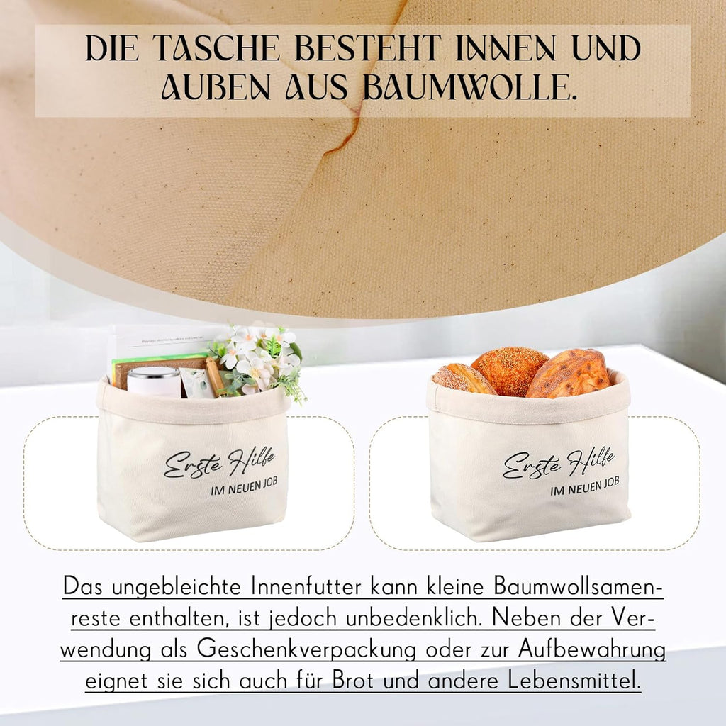Sinmoe Brotkorb aus Stoff Camping Geschenkkorb Wohnmobil Wohnwagen Zubehoer