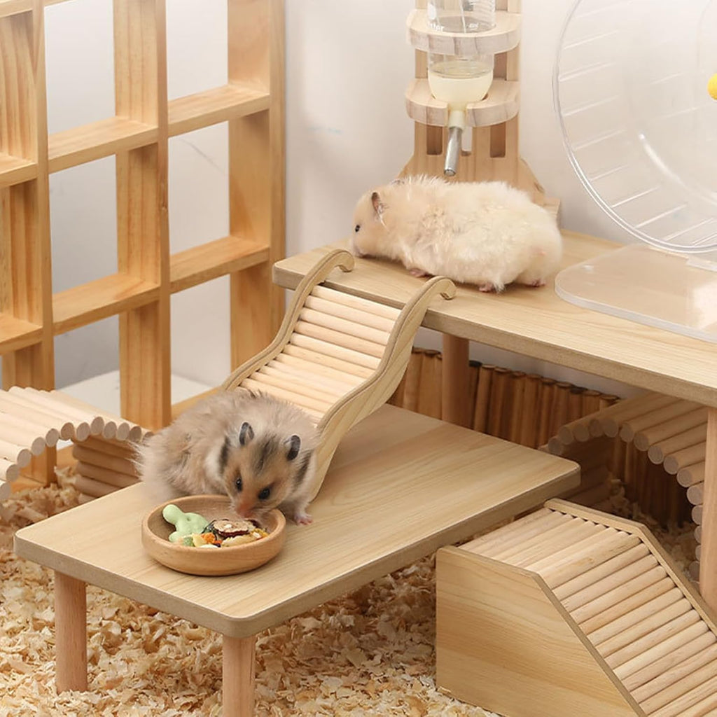 Hamster Klettertreppe Holz 21x8,5 cm Spielzeug Käfigzubehör