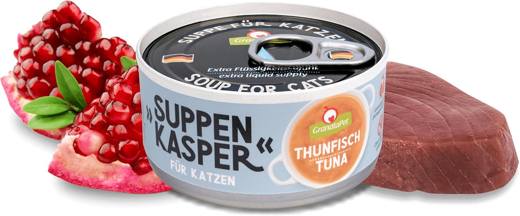 GranataPet Suppenkasper Multipack 6 Sorten 12x70ml Katzen-Suppe verschiedene Sor