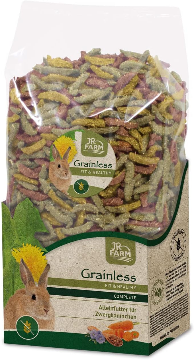 JR FARM Grainless Health Complete Zwergkaninchen Futter 600 g