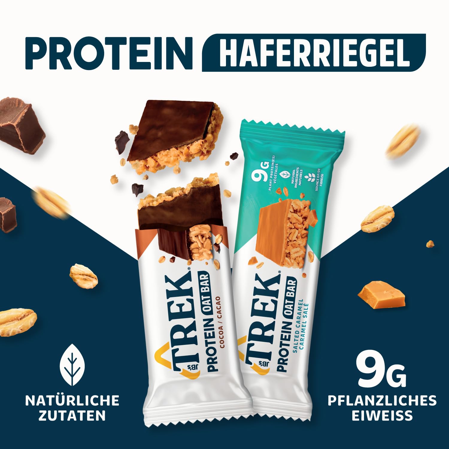 JB’S TREK Protein-Haferriegel Mixbox 16 x 50 g vegan glutenfrei