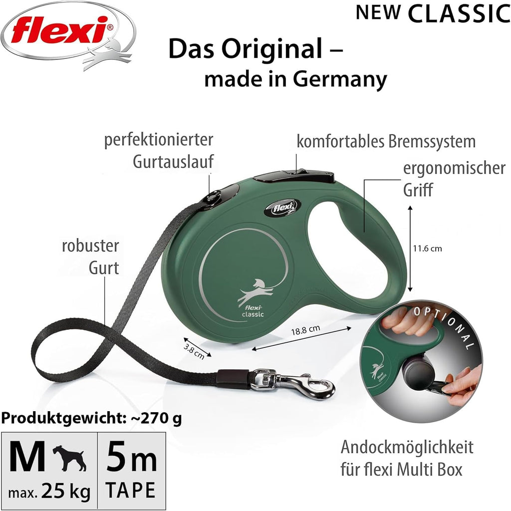 Hunde Rollleine ausziehbar mit Gurtband fuer kleine und mittlere Hunde