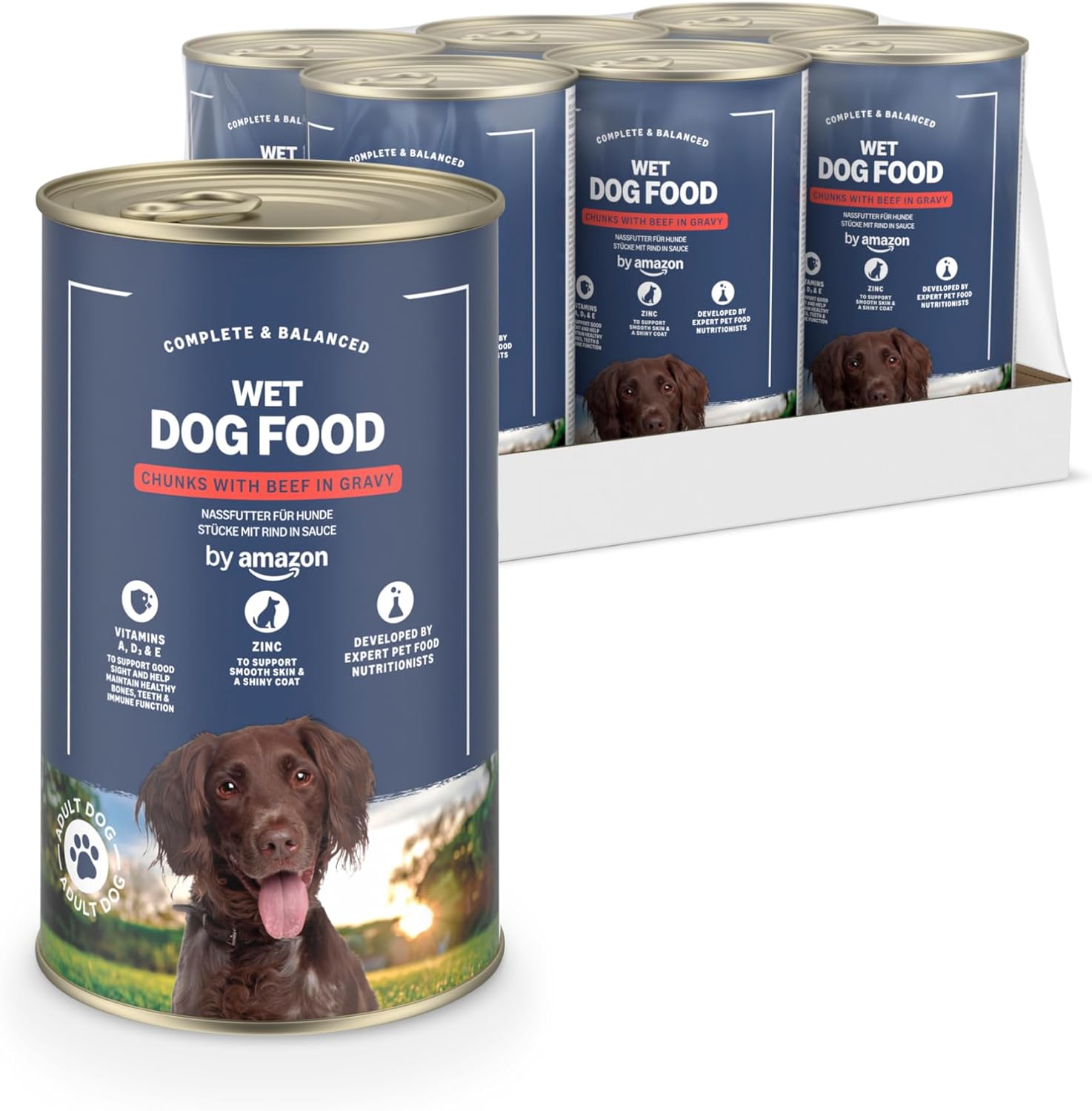 Hundefutter nass Rind in Dosen verschiedene Sorten