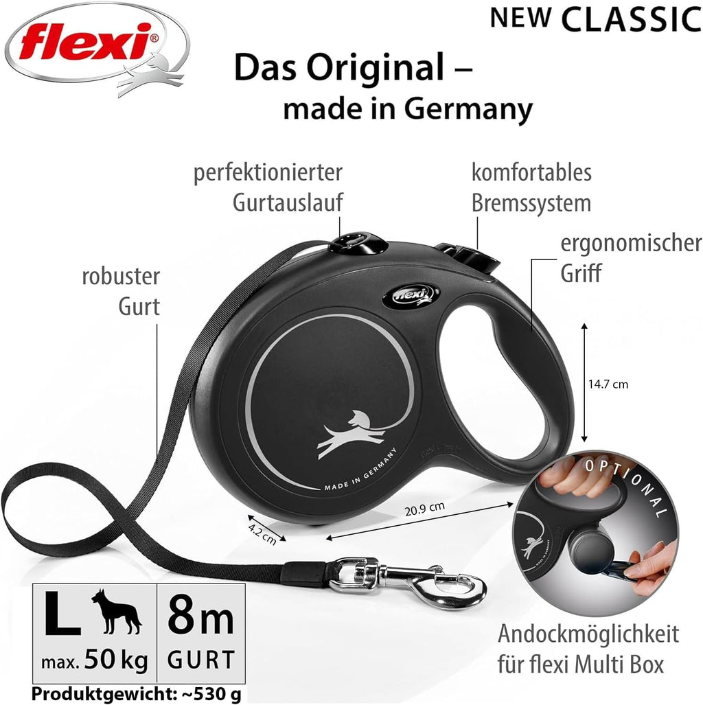 Hunde Rollleine ausziehbar mit Gurtband fuer kleine und mittlere Hunde