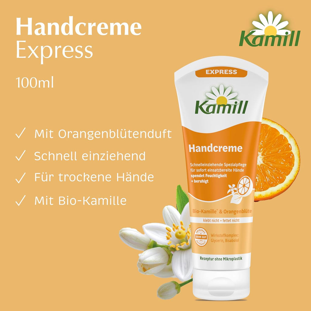 Kamill Handcreme Balsam mit Bio-Kamille Avocadooel Vegan