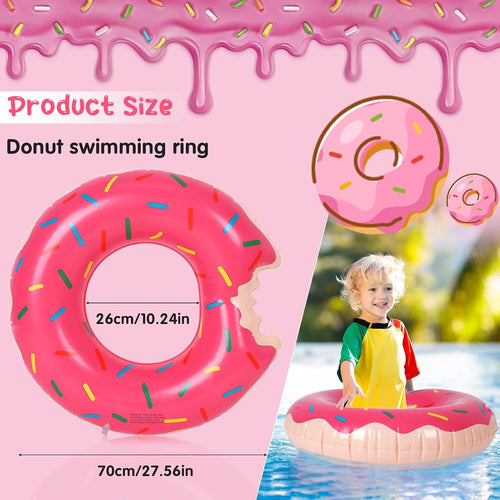 2er Set Kinder Schwimmring 70 cm Aufblasbar Schwimmreifen Pool Strand Wasserspie