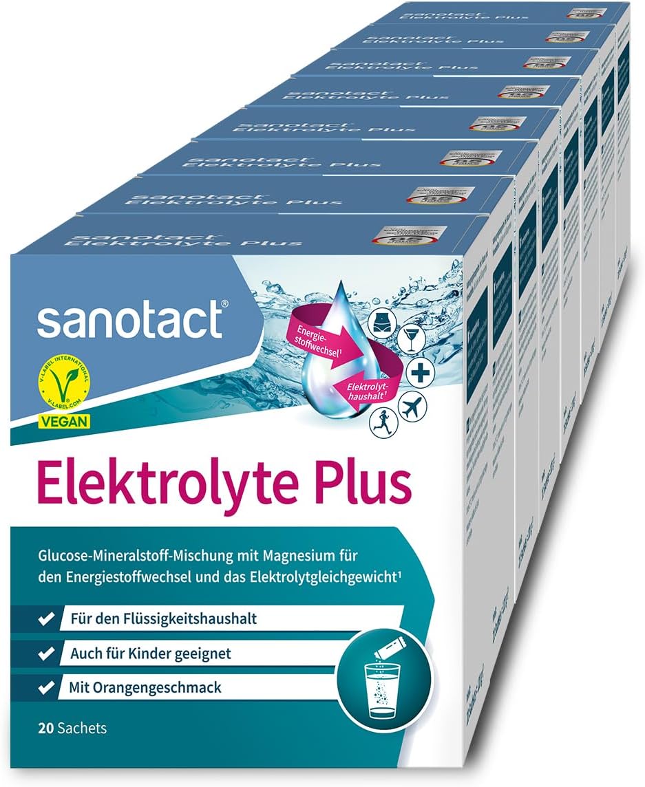 Sanotact Elektrolyte Pulver - 50 Stueck Hydration Sport Elektrolyt Tabletten