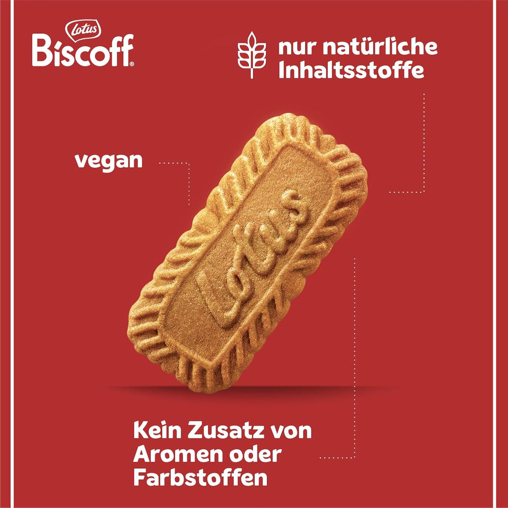 Lotus Biscoff karamellisierter Keks einzeln verpackt 300 Stueck Ei enthalten