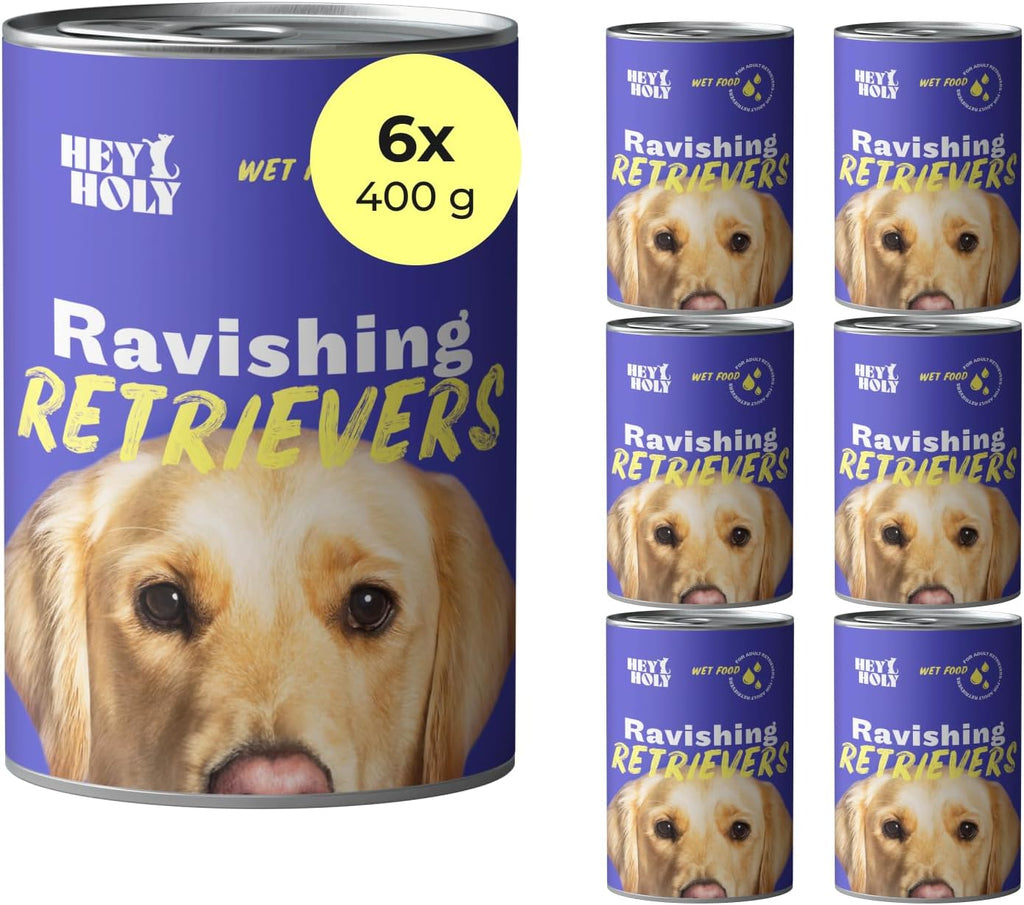 HEY HOLY Nassfutter Minis 6x190 g getreidefrei Forelle verschiedene Sorten