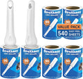 Fusselroller Tierhaare 540 Blatt extra klebend Tragbarer Fusselentferner