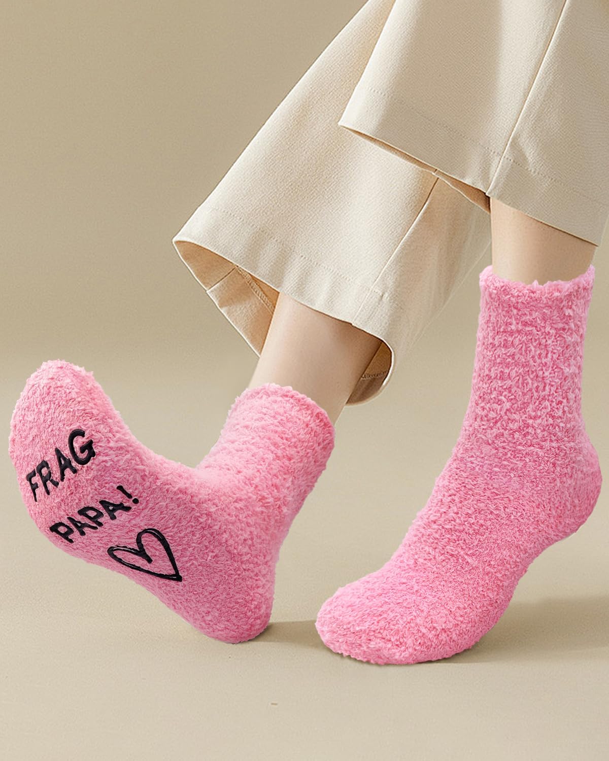 Socken Damen 38-41 rutschfest Baumwolle lustige Motive Geschenk fuer Mama