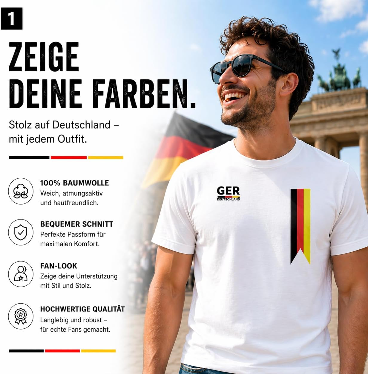 Deutschland Trikot Fussball Herren Damen Germany T-Shirt WM 2026 M-XL