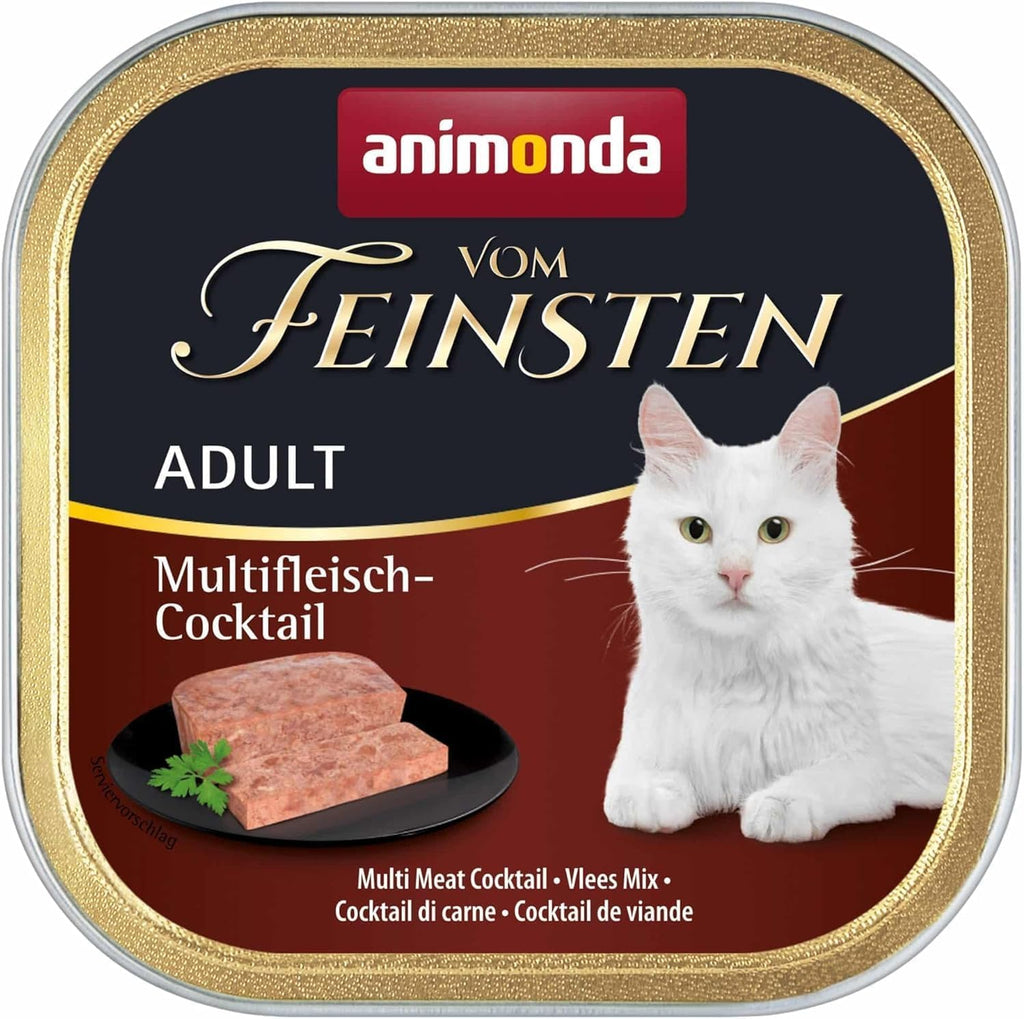 animonda Vom Feinsten Adult Gefluegel+Kalb Katzenfutter 32x100g, verschiedene Sor