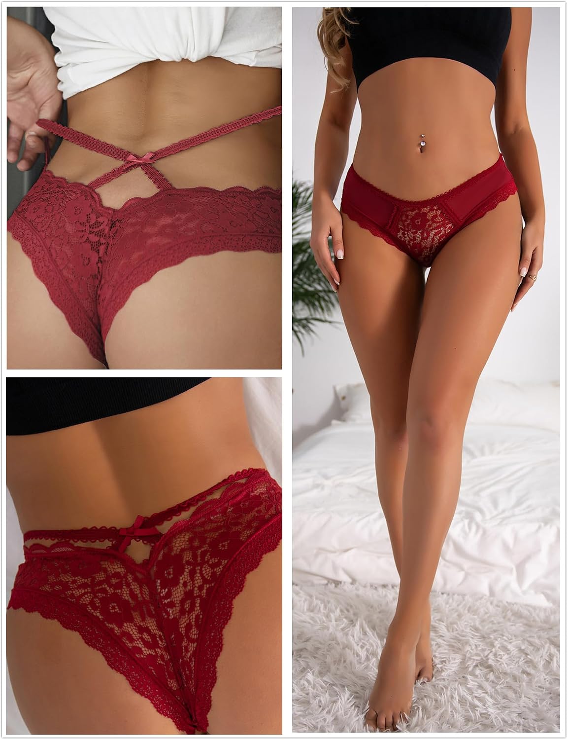 ohyeahlady Erotik Höschen Damen Reizwäsche Große Größen Sexy String Tanga Unterw