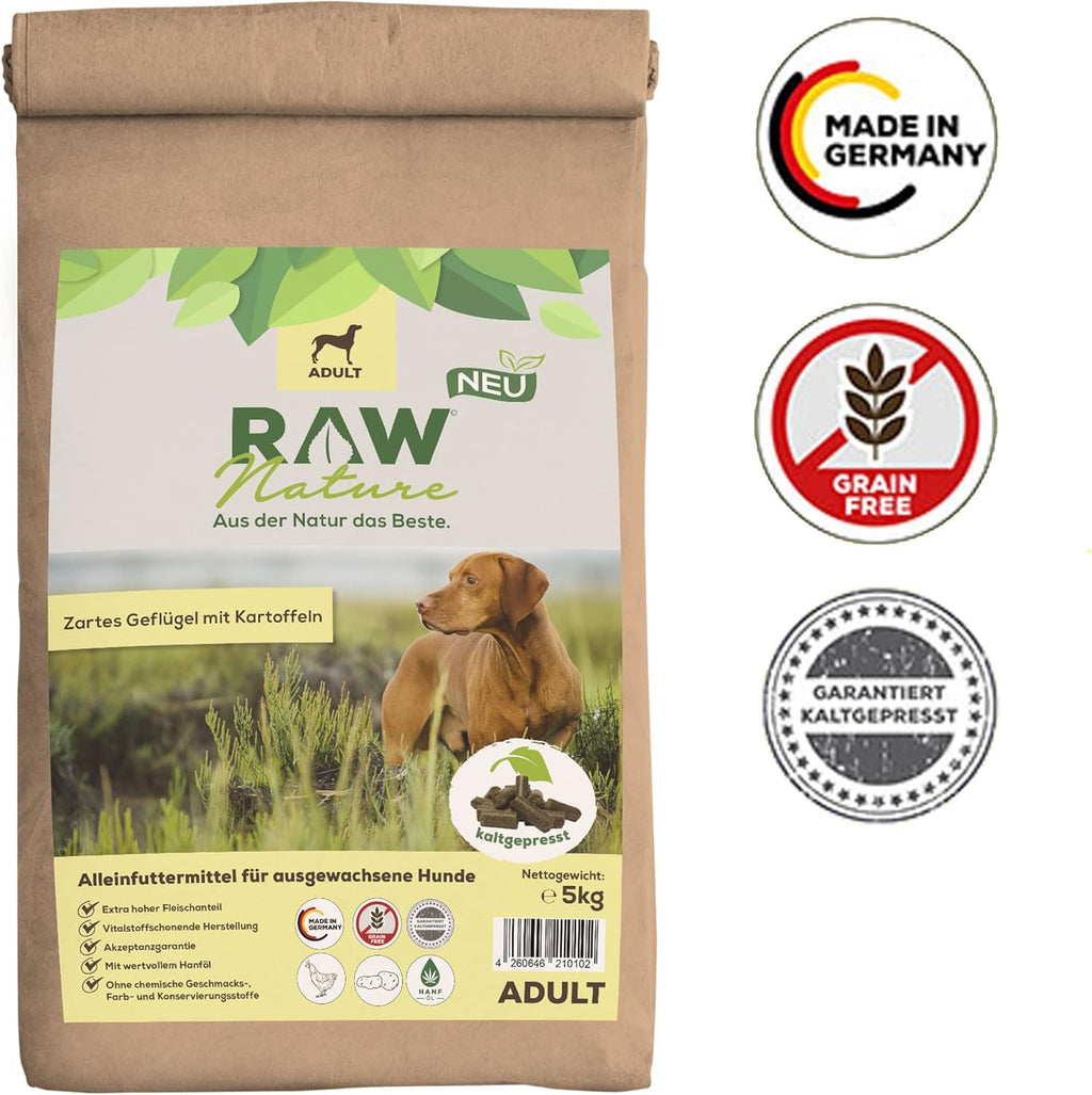 RAW Nature Trockenfutter Adult Huhn getreidefrei hoher Fleischanteil ve