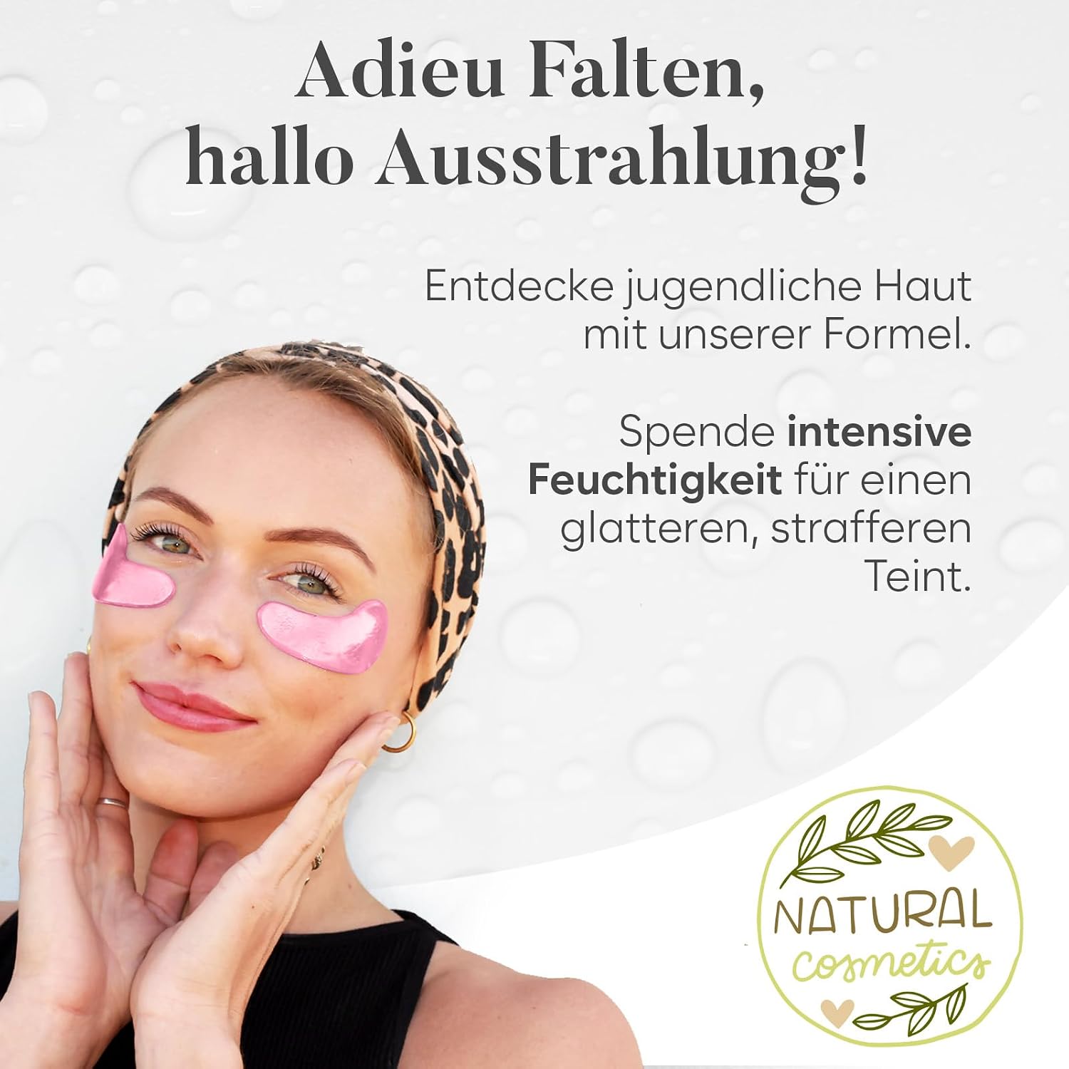 Augenpads 20 Paare mit Niacinamid und Hyaluron - Gel Augen Pads