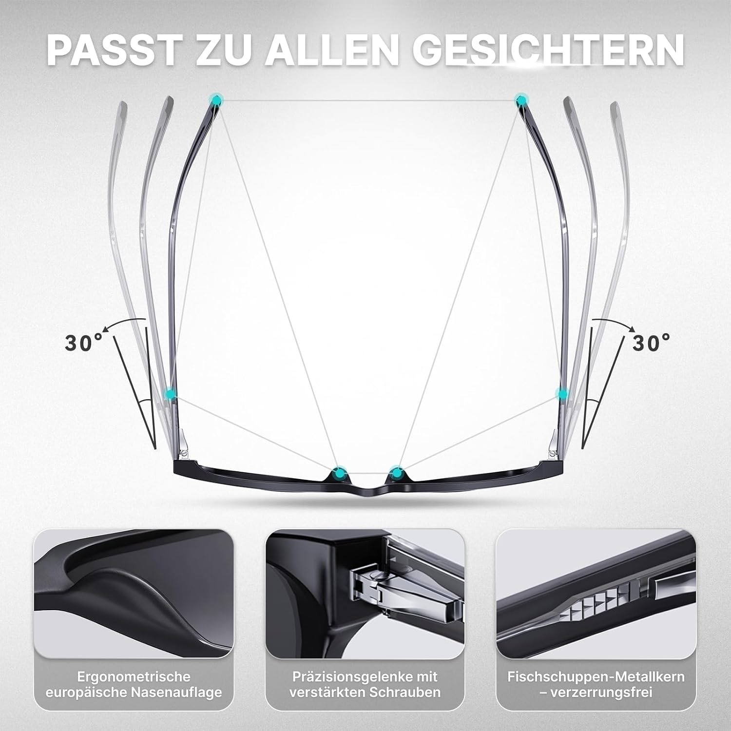 DADA-PRO Sonnenbrille polarisiert Herren Damen Retro verspiegelt UV400 Schutz
