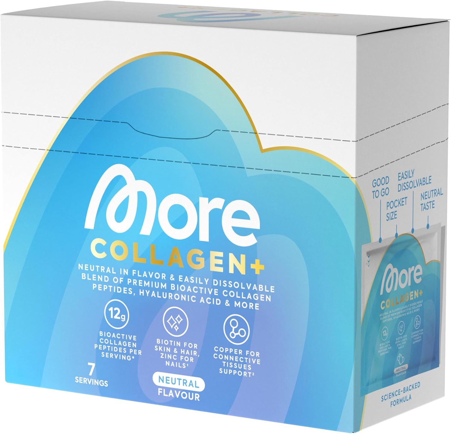 MORE Collagen+ Pulver Watermelon Mint Kollagen Hyaluron Vitamine
