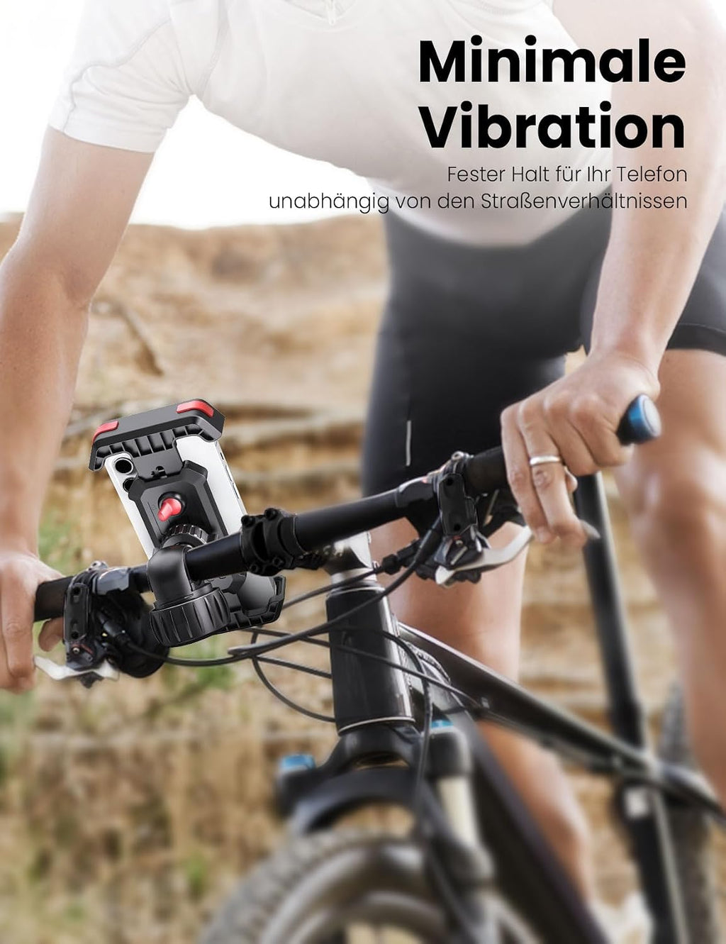 Universal Fahrrad Lenkerhalterung Handyhalter Smartphone verstellbar