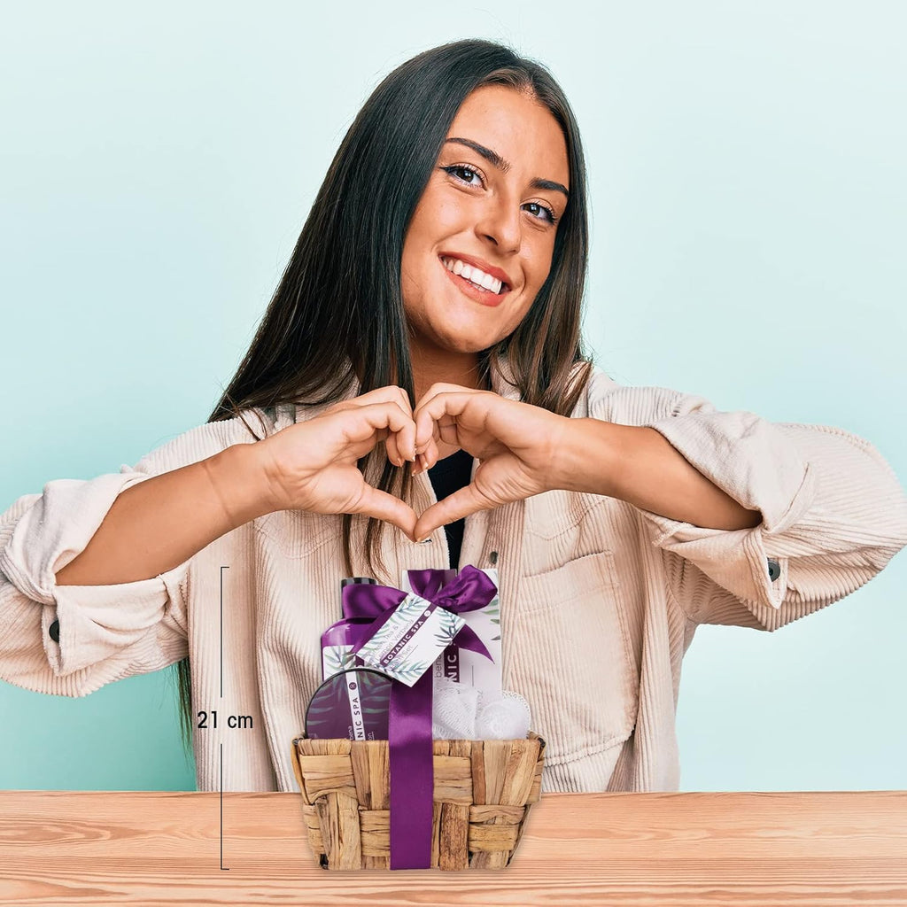 Accentra Badeset Olive Spa 4-teilig Damen Wellness Geschenkset Bade-Set