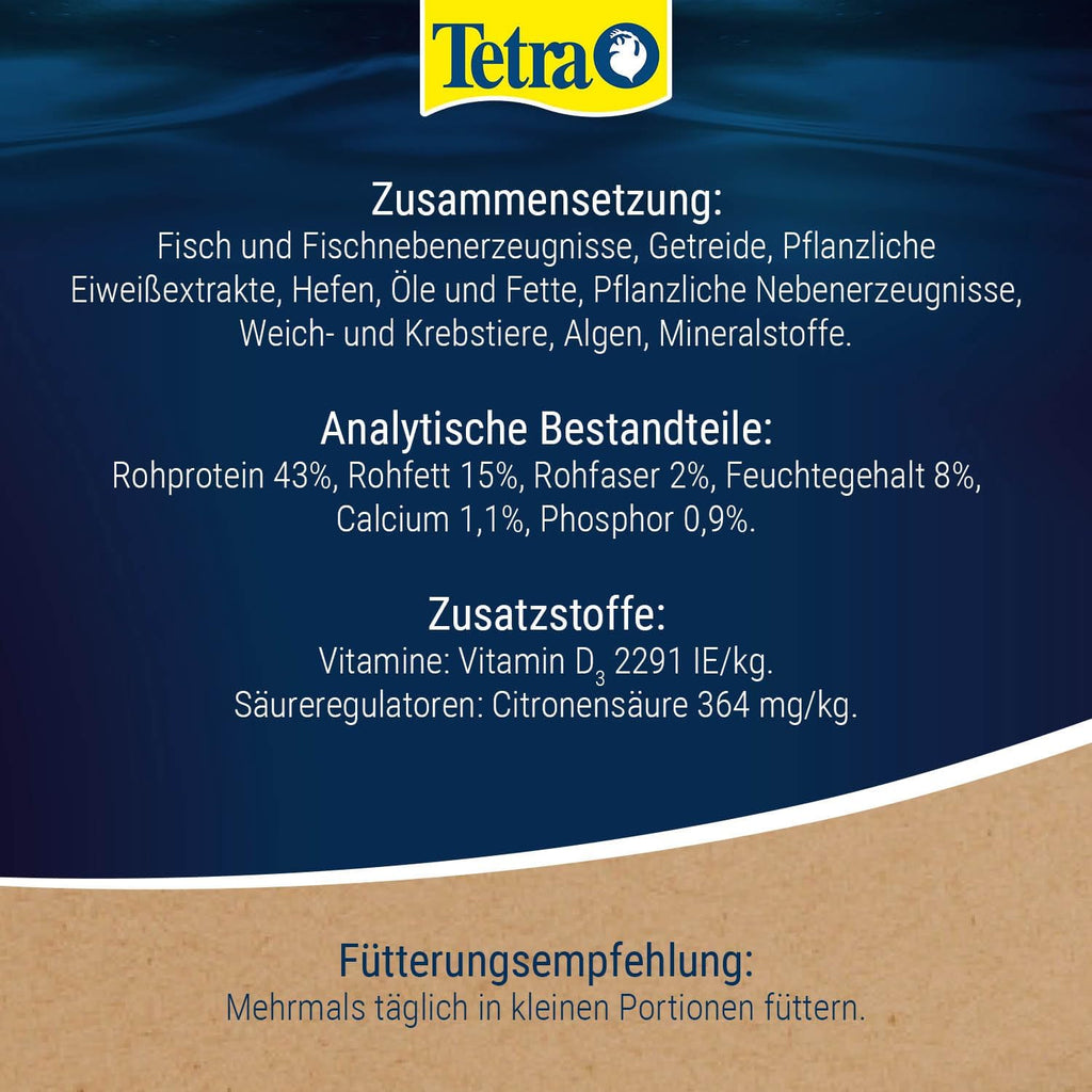 Tetra Guppy Mini Flakes Flockenfutter fuer Guppy Zierfische