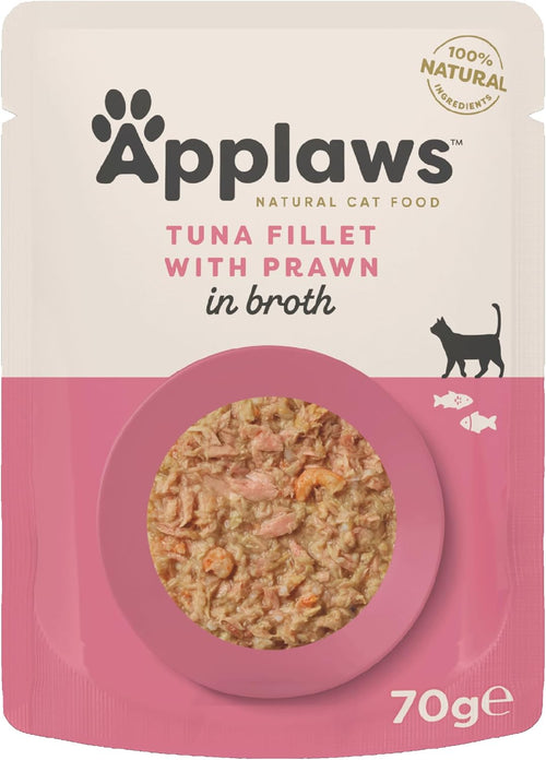 Applaws Katzenfutter Nass Huhn mit Wildreis in Bruehe 12x70g verschiedene Sorten