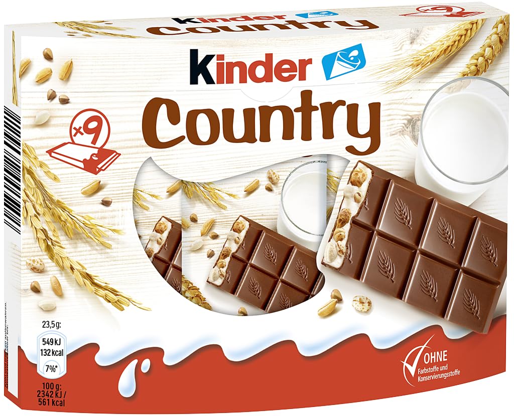 Kinder Country Riegel 9er Pack Riegel
