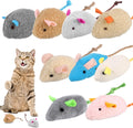 9er Set Katzenminze Plüsch Mäuse Spielzeug für Katzen Kitten