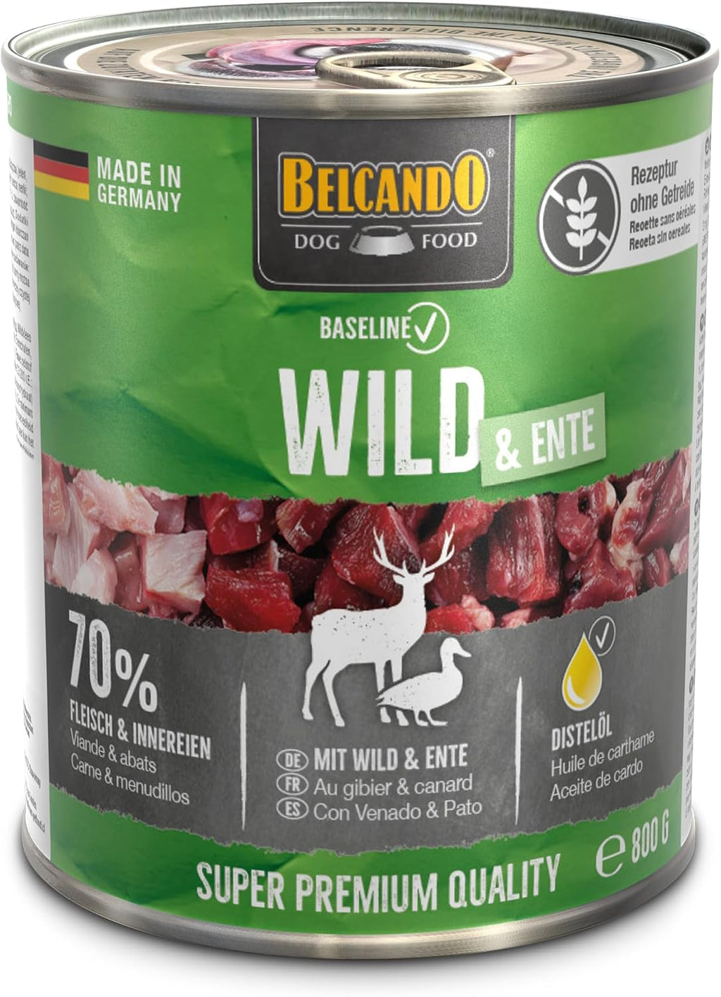 BELCANDO Baseline Nassfutter Lamm fuer ausgewachsene Hunde 6x800g versc