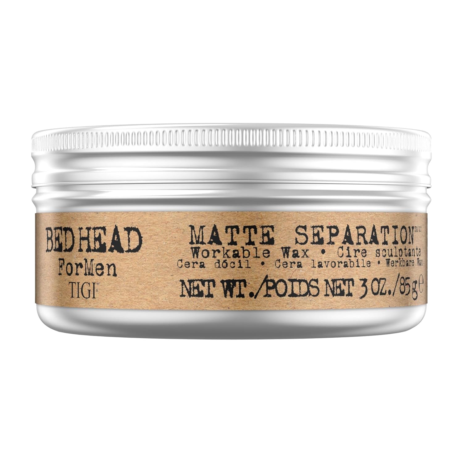 TIGI Bed Head for Men Matte Haarwachs 85 g starker Halt Bienenwachs