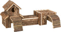 Trixie Natural Living Frida Tunnelsystem Holz für Hamster Mäuse 47x22x15 cm