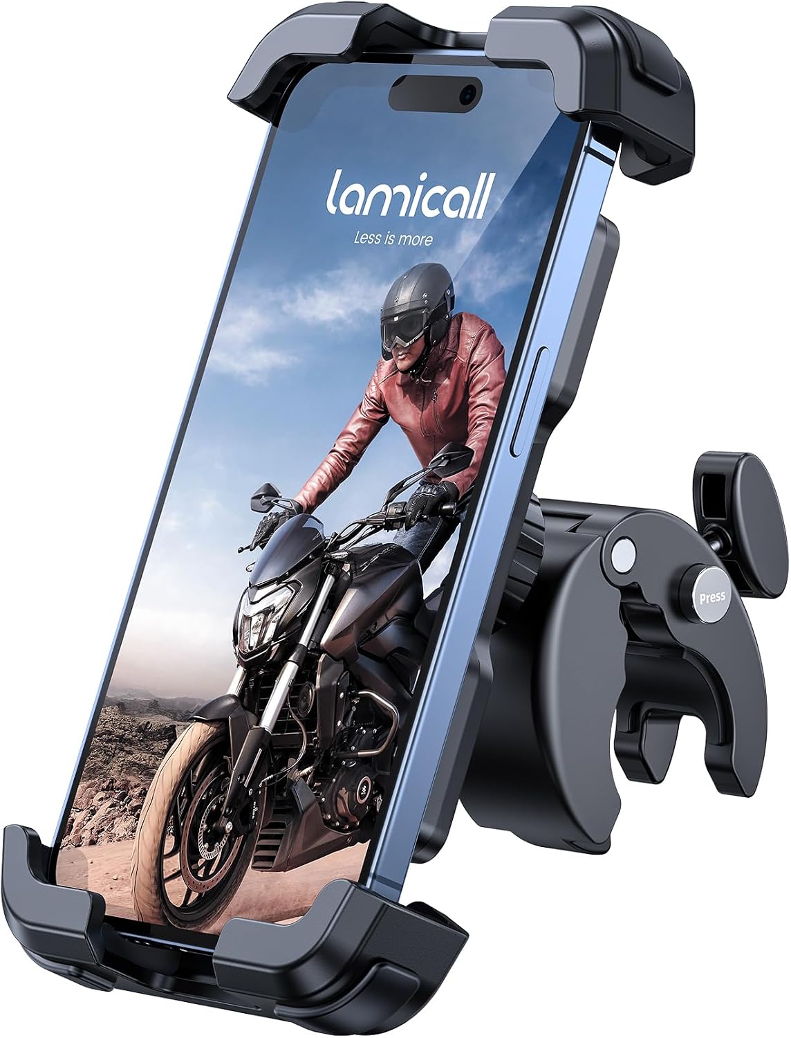 Universal 360° Lenkerhalterung Motorrad Fahrrad Smartphone Halter