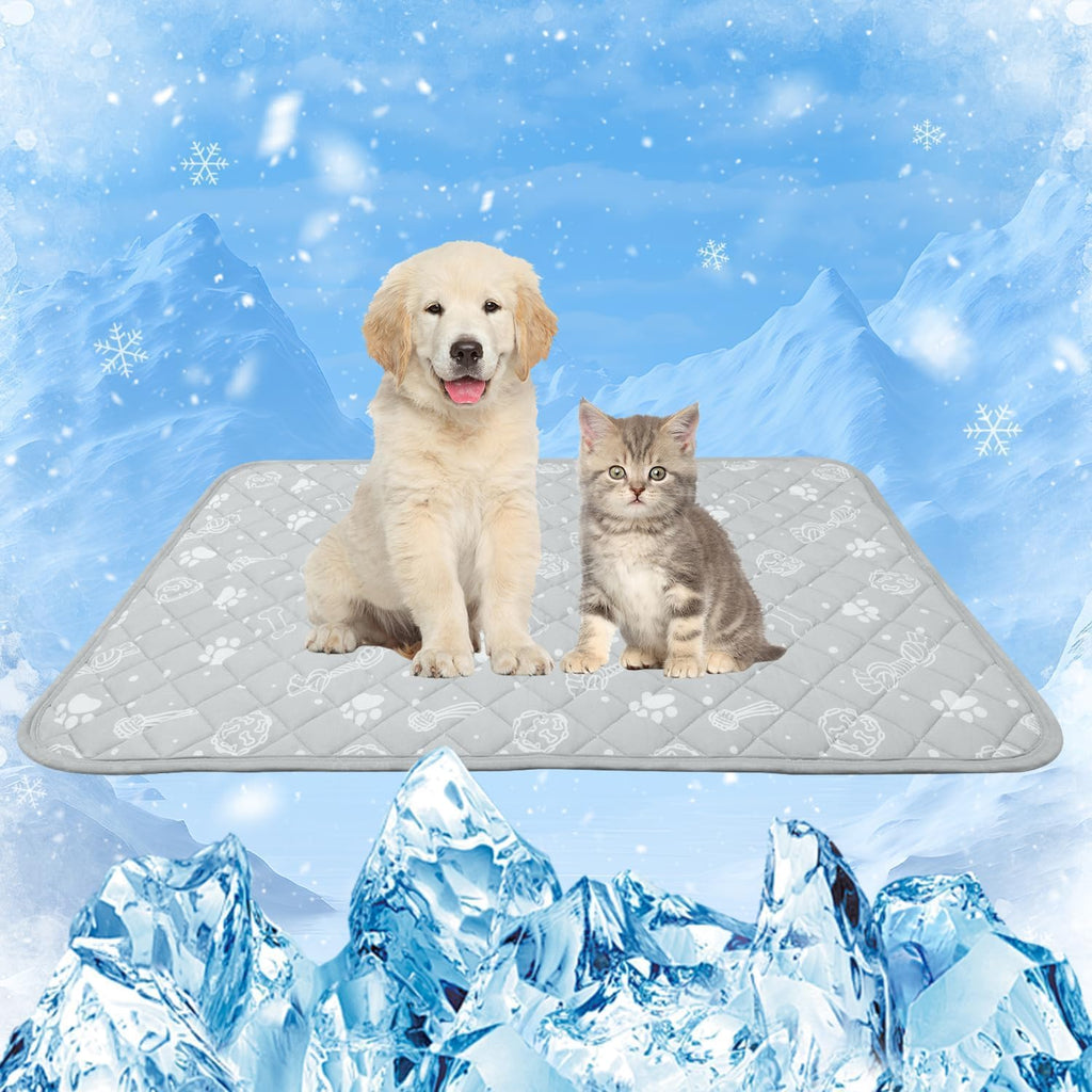 MH MYLUNE HOME Kühlmatte für Hunde Katze 50cm-80cm selbstkühlend rutschfest