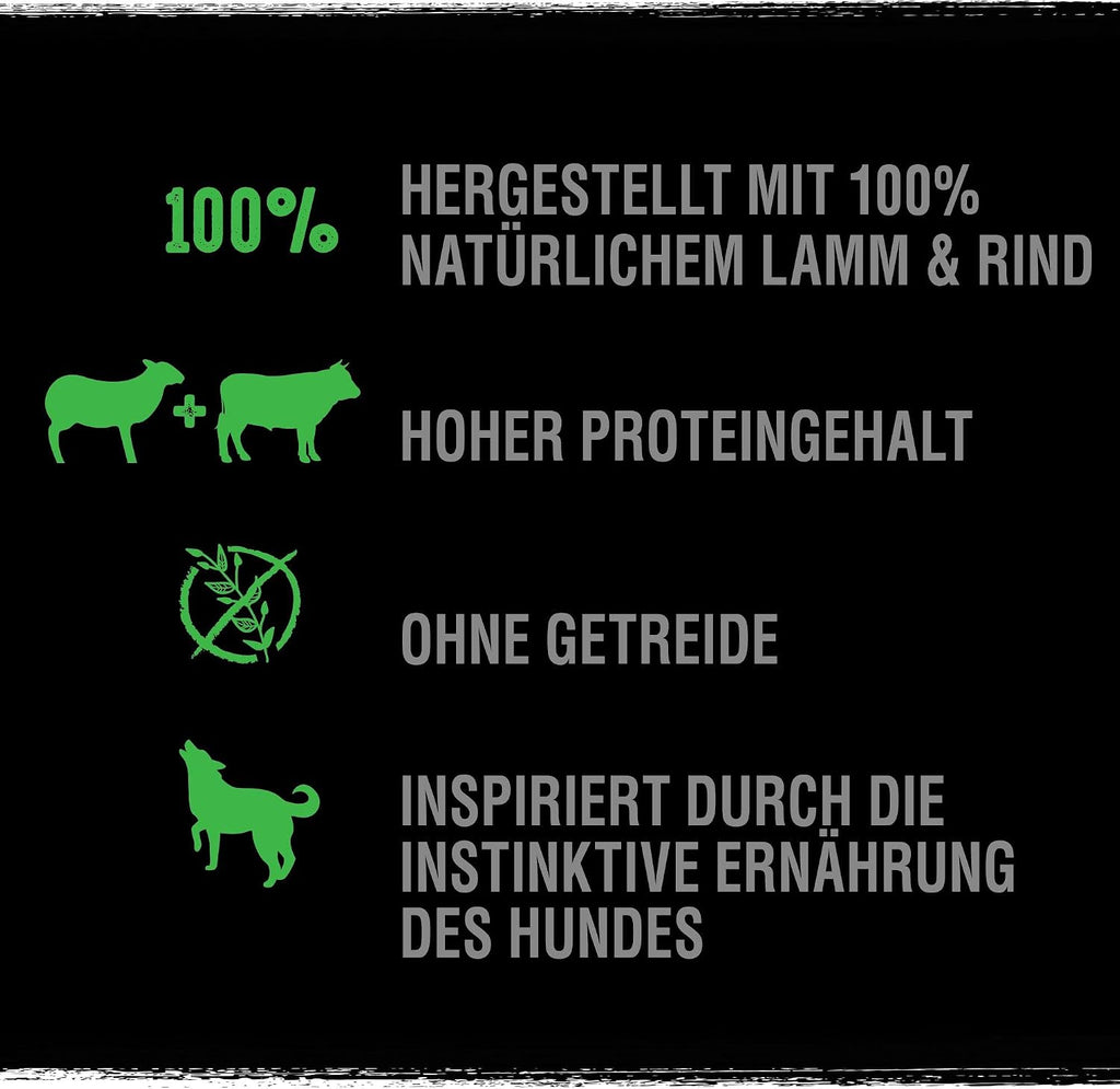 CRAVE Trockenfutter fuer Hunde ohne Getreide proteinreich verschiedene Sorten