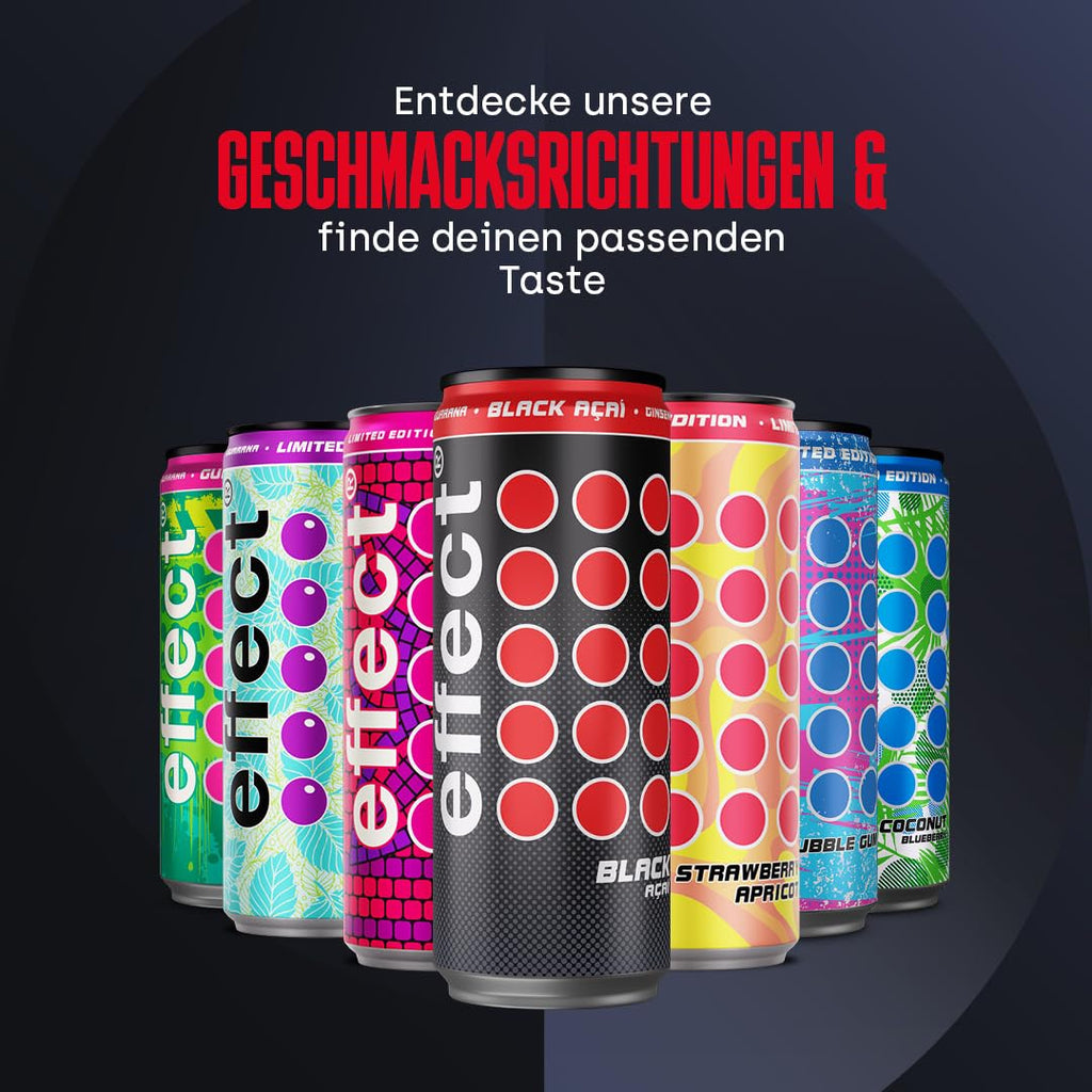 effect Black Acai Energy Drink 24 x Dose koffeinhaltig