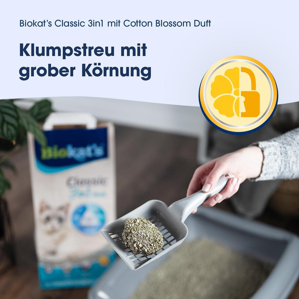 Biokats Classic Fresh Katzenstreu Bentonit verschiedene Packgroessen