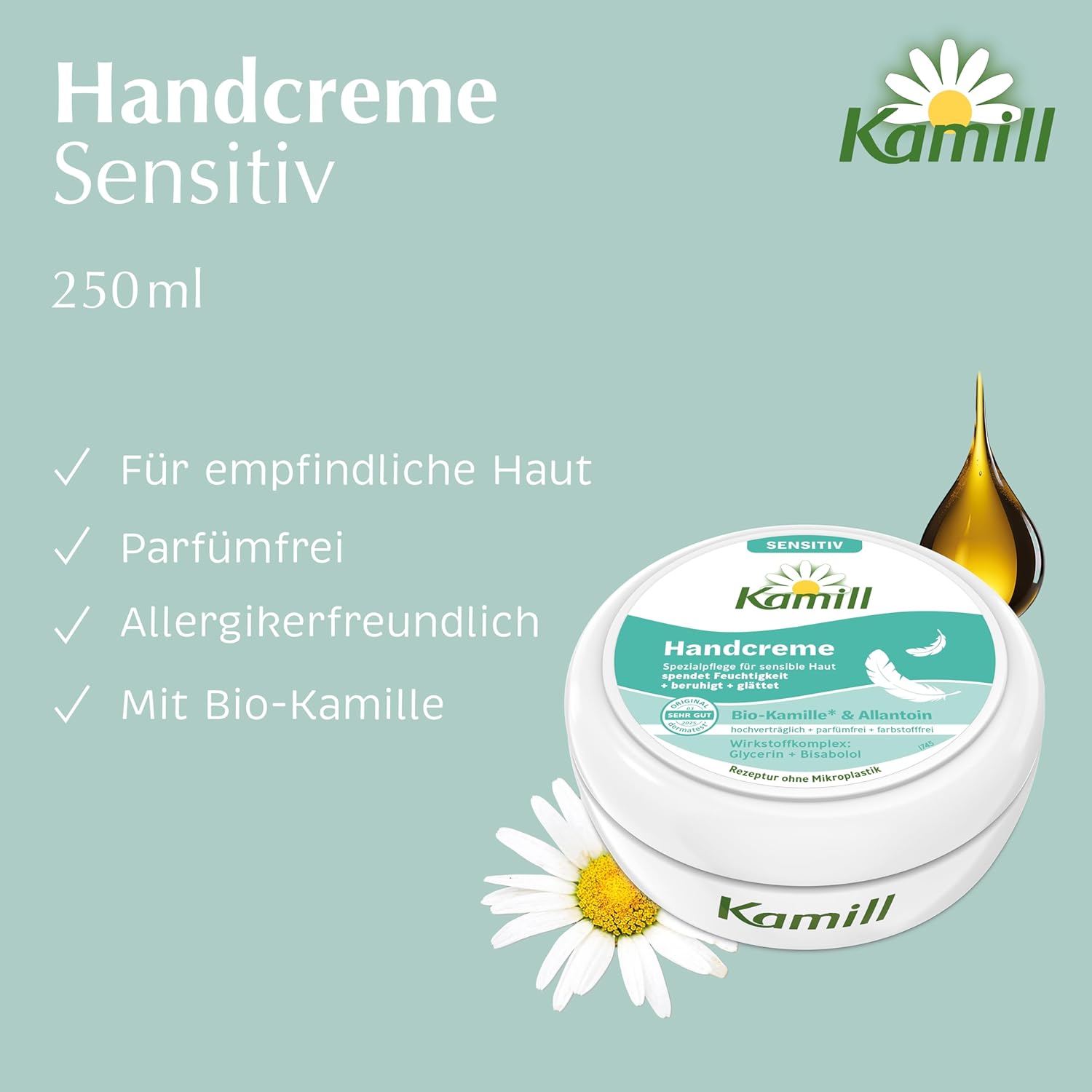 Kamill Handcreme Balsam mit Bio-Kamille Avocadooel Vegan