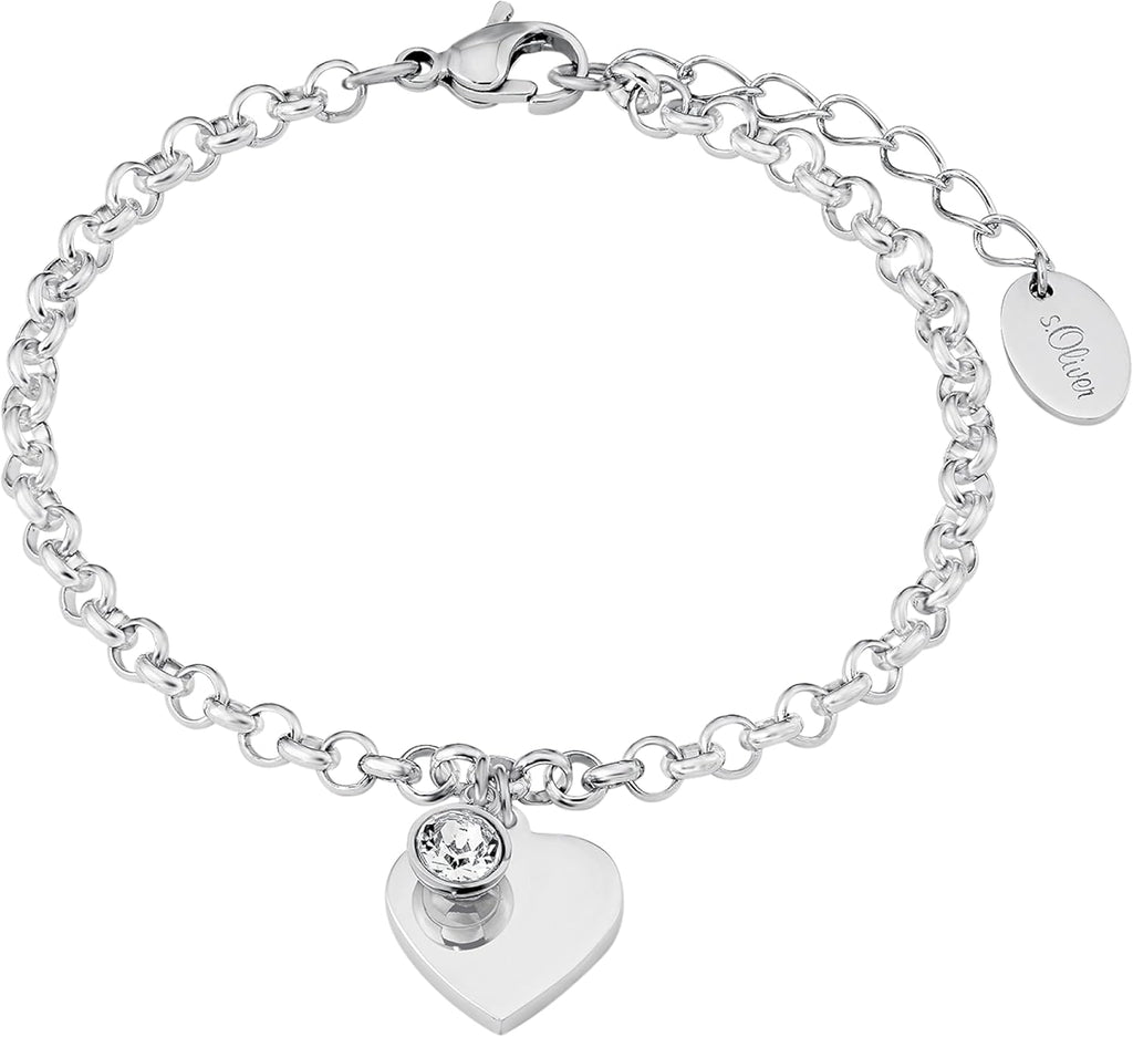 925 Sterling Silber Armband Damen Herz Armschmuck mit Geschenkbox