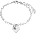 925 Sterling Silber Armband Damen Herz Armschmuck mit Geschenkbox