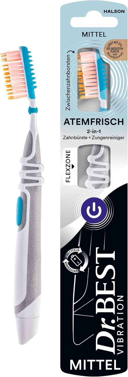 Dr. Best Vibration Zahnbuerste mittel 1 Stueck Atemfrisch