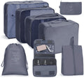 Koffer Organizer Set 8-teilig Reise Packwuerfel Kleider Schuhbeutel