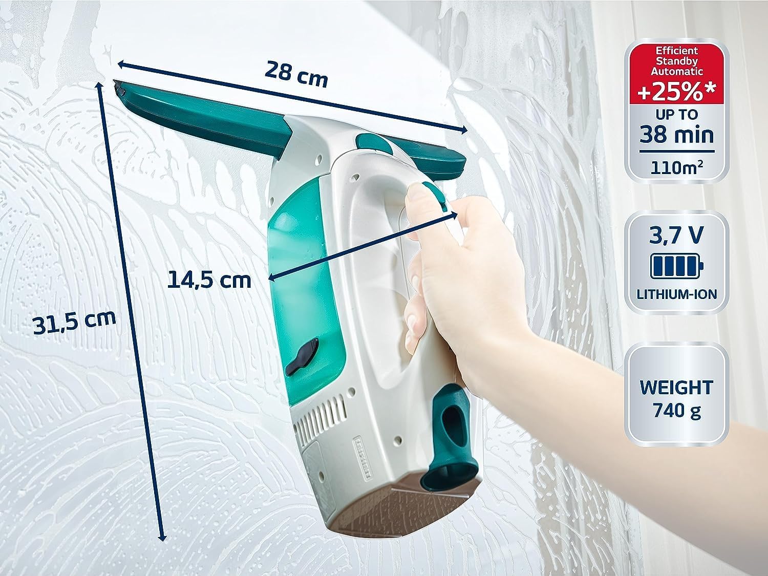 Leifheit Fenstersauger Dry Clean 28 cm Saugduese Ersatzteil