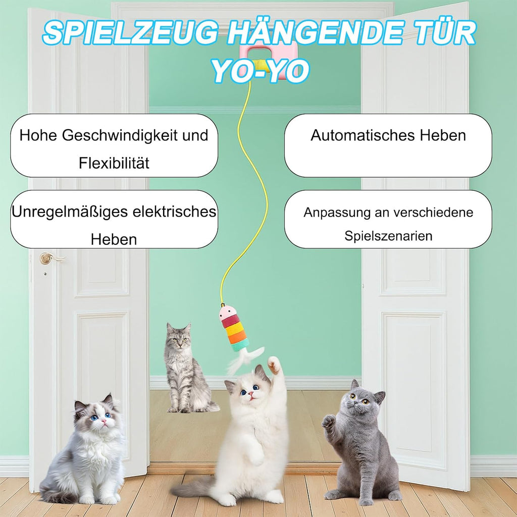 Katze Katzenspielzeug Türrahmen Hängend Interaktiv Plüsch 1 Stück