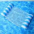 Aufblasbare Wasserhaengematte 4-in-1 Pool Luftmatratze mit Netz, 2er-Set
